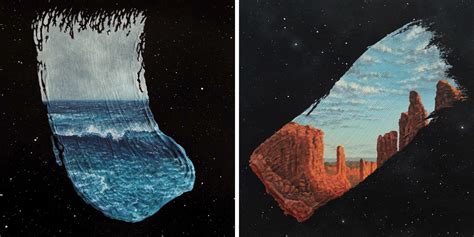 Surreal Landscape Art Uses Brushstrokes To Showcase Moments In Time