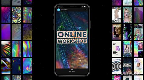 Amazing after effects templates with professional designs. After Effects Template: Holographic InstaStories Pack ...