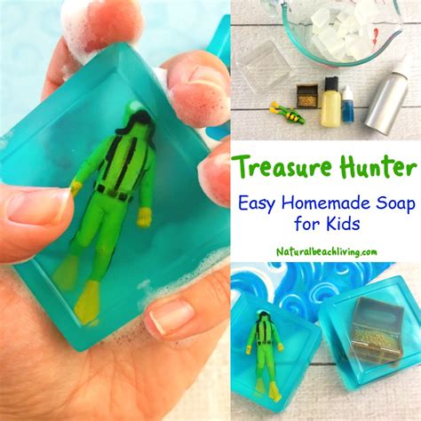 How to make bar soap. Treasure Themed Recipe Homemade Soap for Kids - Natural ...