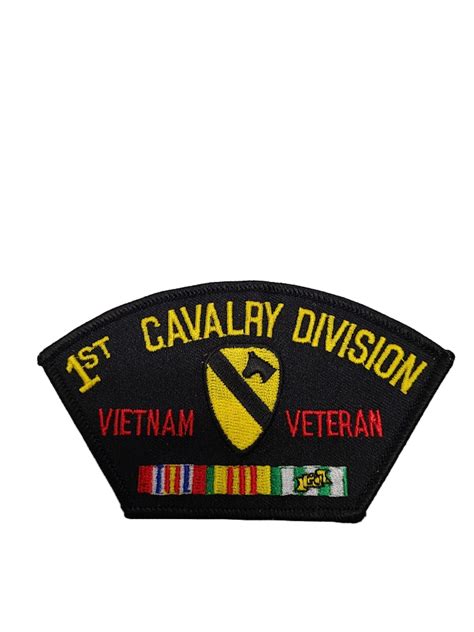 1st Cavalry Division Vietnam Veteran Us Army Embroidered Iron On Patch