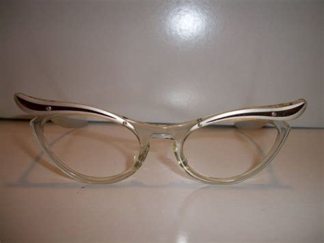 Cat Eye Wing Tip Glasses Rockabilly Vintage Style Eyewear