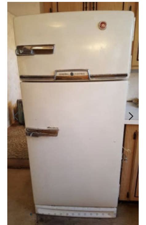Free 1950s General Electric Combination Refrigerator Freezer For Sale