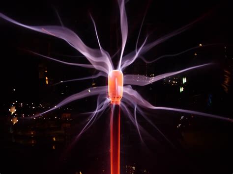 Torch Electricity Plasma Lamp Glowing Plasma Sphere Built