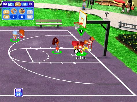 It's a sports game, set in a basketball and licensed title themes. Download Backyard Basketball (Windows) - My Abandonware