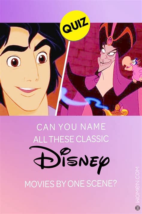 Quiz Can You Name All These Classic Disney Movies By One Scene Quiz