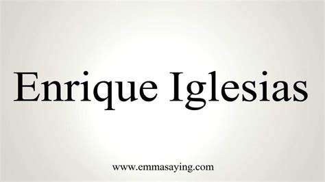 Enrique Iglesias Logos