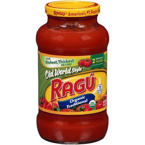 Ragu Organic Traditional Pasta Sauce 239 Oz Kroger