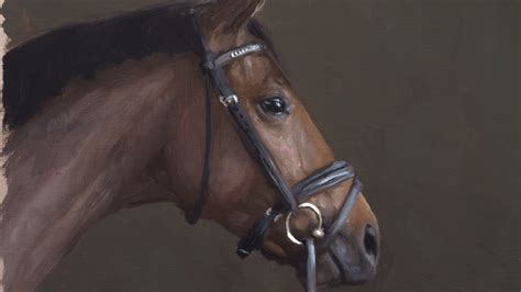 Oil Painting Demo Horse Head Painted Alla Prima Youtube