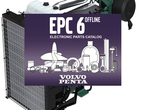 Volvo Penta Marine And Industrial Engine Epc Part Catalogue Dvd 102021