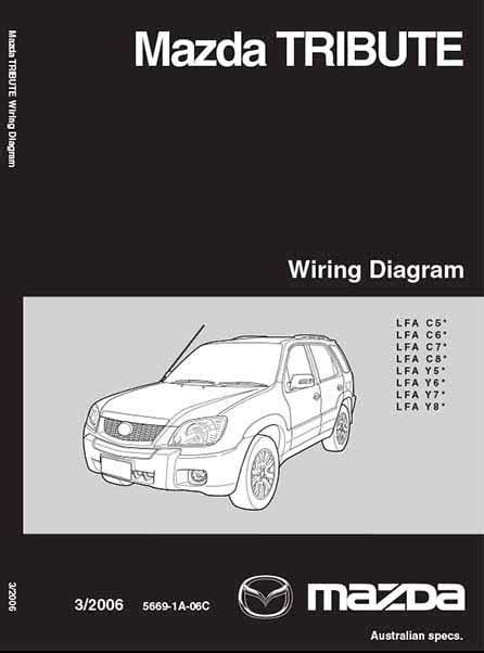 Mazda Tribute Wiring Diagrams 032006 Factory Manual Supplement Mazda
