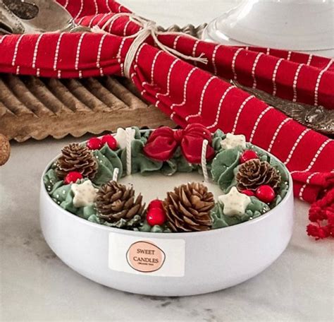 🌟christmas Wreath 🌟 Sweet Candles