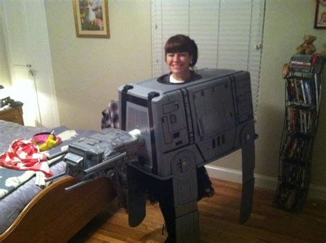 My Homemade Star Wars Imperial Walker At At Costume Star Wars