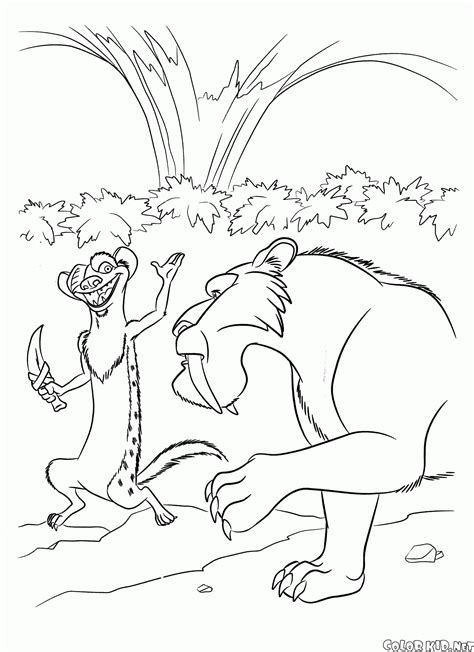 Diego Ice Age Ausmalbilder Lovely Ice Age 2 Coloring Pages Kostenlose