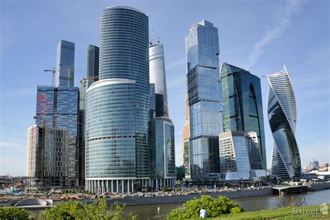 Moskva City The Modern Financial District Of Moscow