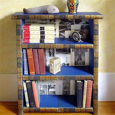 Recycled Encyclopedia Into Book Shelf Book Furniture Furniture Making
