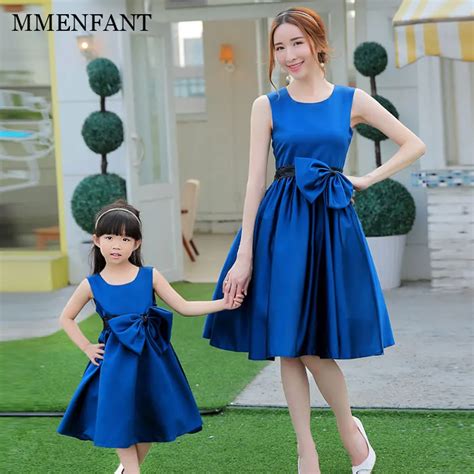 New Arrival 2018 Mother Daughter Dresses Baby Girls Birthday Party