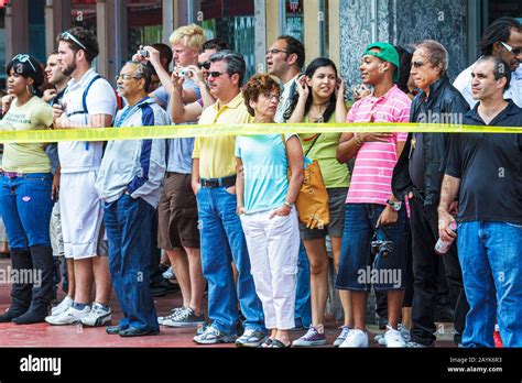 Miami Beach Florida,Ocean Drive,shooting crime scene,murder,crowd