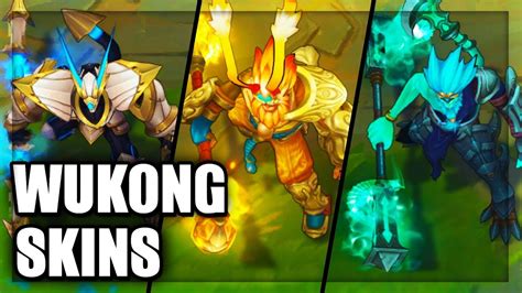 All Wukong Skins Spotlight League Of Legends Dragonquest 10