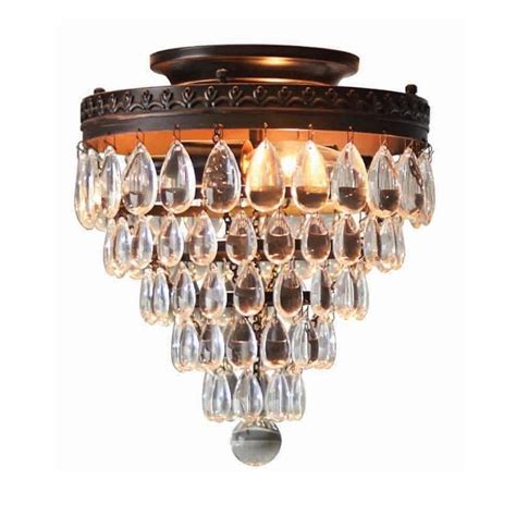 What is flush mount lighting? Allen + roth Eberline 9-in Oil-Rubbed Bronze Modern ...