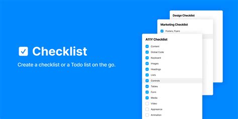 Checklist Not Affiliated With Figma