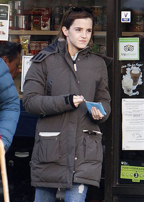 Emma Watson Leaving A Coffee Shop In London January 2015