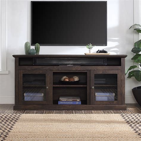 Belleze Cayman 60 Entertainment Center Tv Stand Console Fit Tvs Up To
