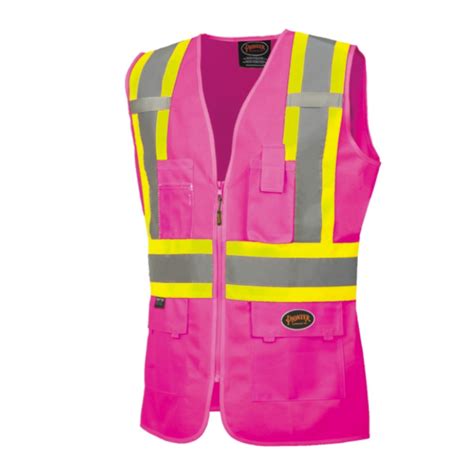 Surewerx Pioneer Women S Custom Fit Hi Vis Mesh Back Safety Vest Beacon Safety Supplies