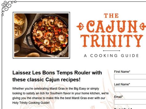 Holy Trinity of Cajun Cooking Sweepstakes | Cajun cooking ...