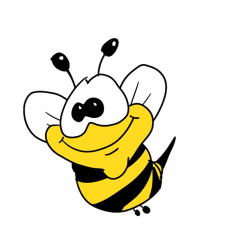 Smiling Bee Animation GIF GIFDB Com