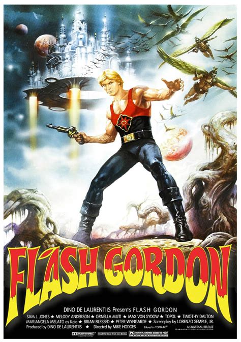 Flash Gordon Vintage Movie Giant Poster A0 A1 A2 A3 A4 Sizes Ebay