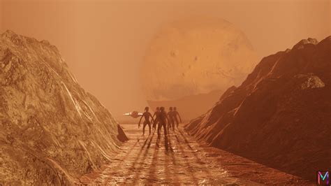 Artstation Mars Scene