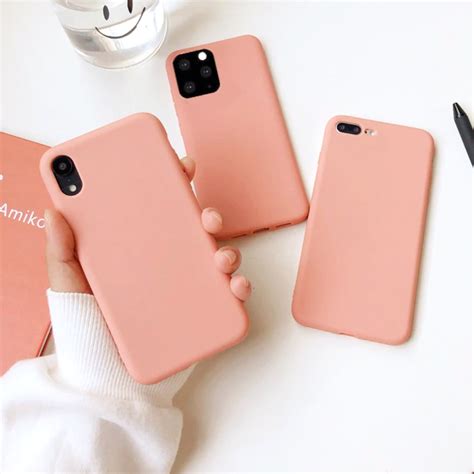 Coral Iphone Case For Iphone 7 8 Plus 6 6s X Xr Xs Max 11 Pro Etsy