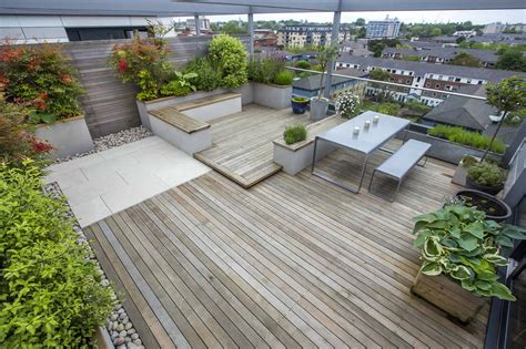 Roof Terrace Design Penthouse Apartment Kings Cross Development Led