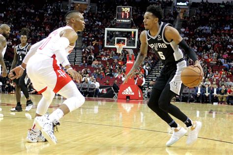 Spurs Go Small Young Guards Shine In Preseason Win Over Rockets