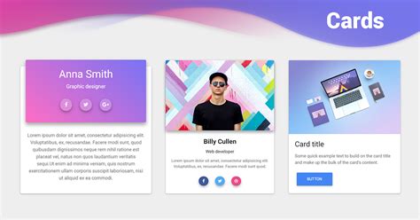 Bootstrap card grid is a collection of six small boxes that can present titles, subtitles, text and two links each. Bootstrap Cards - examples & tutorial. Basic & advanced ...