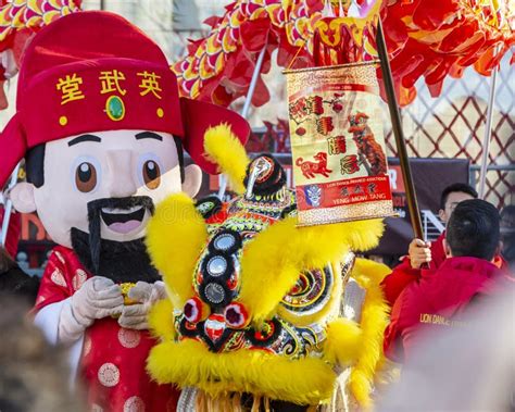The Chinese New Year Parade The Year Of The Dog 2018 Editorial Photo