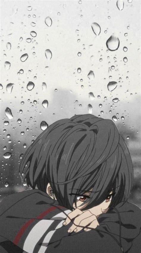 Wallpaper Loneliness Aesthetic Sad Anime Boy Img I