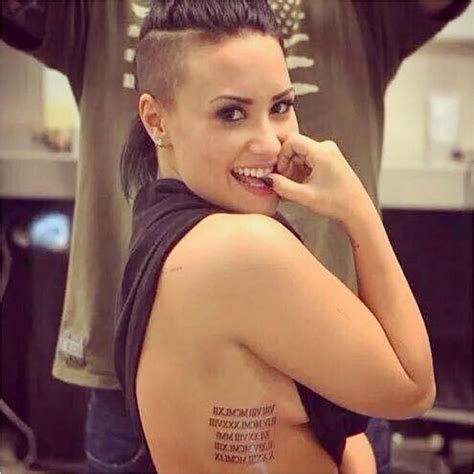 Demi Lovato S 15 Tattoos And Their Meaning Ritely