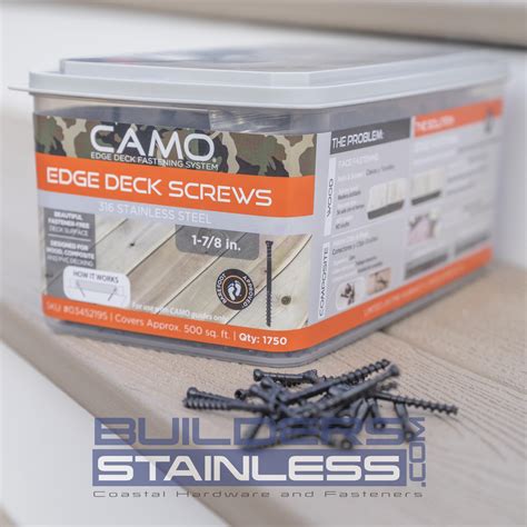 Camo 1 78 316 Stainless Steel Deck Screw 1750 Count