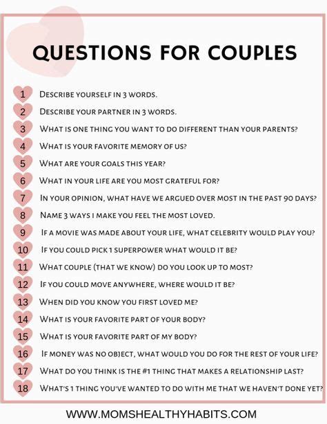 Question Games For Couples Conversation Starters Date Nights 49 Super Ideas This Or That