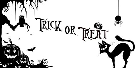 Halloween Trick Or Treat Png Background Image Png Mart