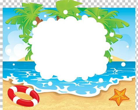 Download High Quality Free Clipart Borders Beach Transparent Png Images