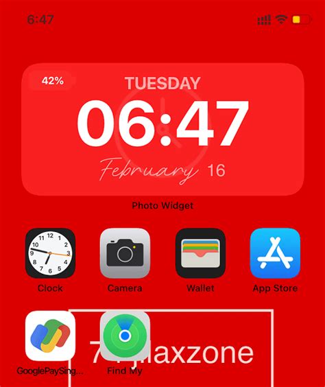 Heres How To Display Big Clock Widget On Iphone Jilaxzone