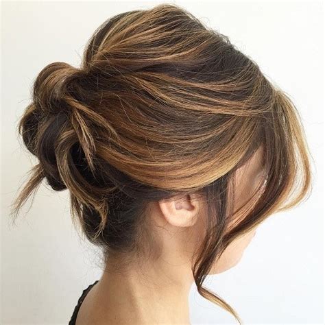 With all different types of hair, this look will have different flavors to it. 60 Easy Updo Hairstyles for Medium Length Hair in 2021