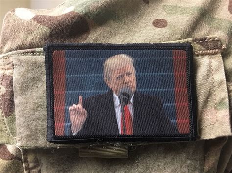 President Donald Trump Morale Patch Tactical Army Military Usa