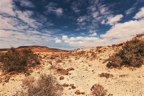 Hd Wallpaper Desert Field Under Cloudy Sky Arid Barren Clouds