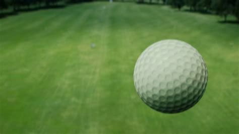 Aerial View Of Golf Ball Shot In Super Slow Stock Footage Sbv 307034172