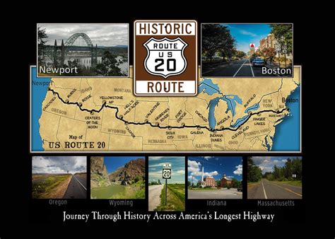 Historic Us Route 20 Information Without The Bun