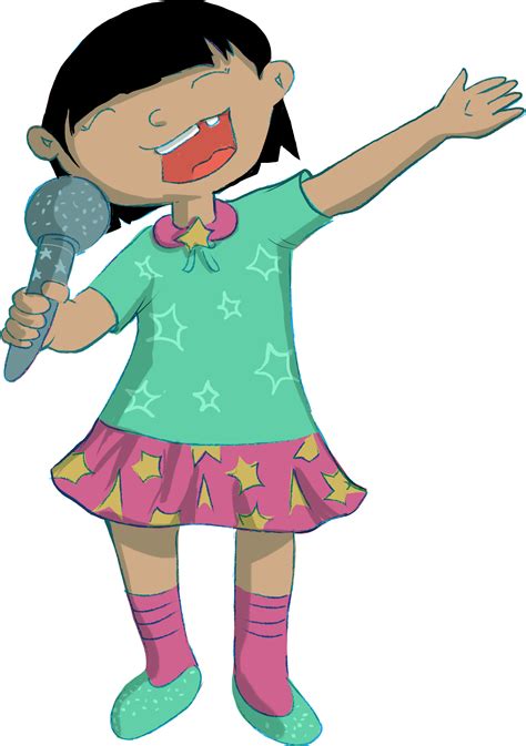 Child Singing Illustration Cartoon Clipart Full Size Clipart