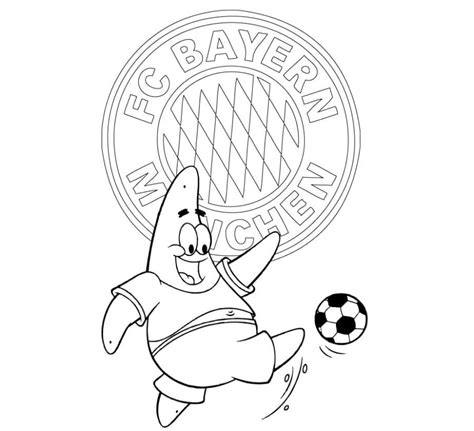 Ausmalbilder fc bayern münchen